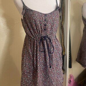 Cute flower cottage core style babydoll dress